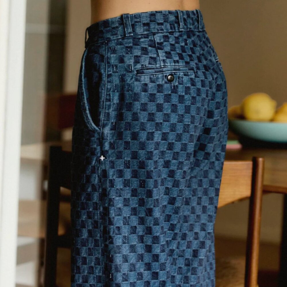 Imogene & Willie - Logan Washed Indigo Check Jean - Size 29 - Picture 3 of 14